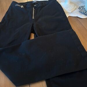 PAIGE Milo Crop Flare Twill Flare 28